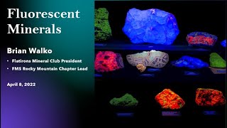 Fluorescent Minerals by Brian Walko