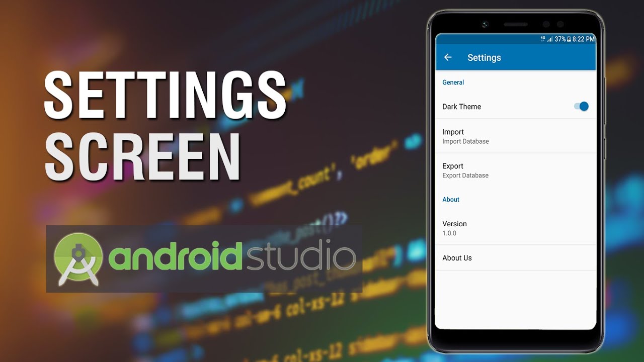 Membuat Halaman Settings Menggunakan Preferencefragment Di Android Studio