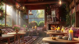 Soothing Jazz Instrumental Music for Work,Study,Relax ☕ Cozy Coffee Shop Ambience & Warm Jazz Music