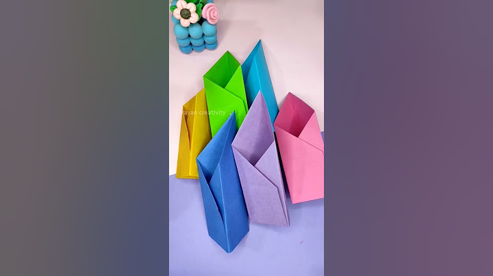🤩easy pen holder #papercraft #youtubepartner #penholder #origami #easydiyideas #paintellectualpriya