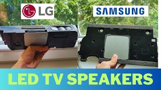 Which is better? | 2 way LG OLED vs 3 way Samsung LED tv speakers test! + a little comparison!