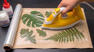 So Beautiful!😍 Turned Ordinary Leaves and Paper into a CHIC piece of Decor!♻️ Ideas from Trash