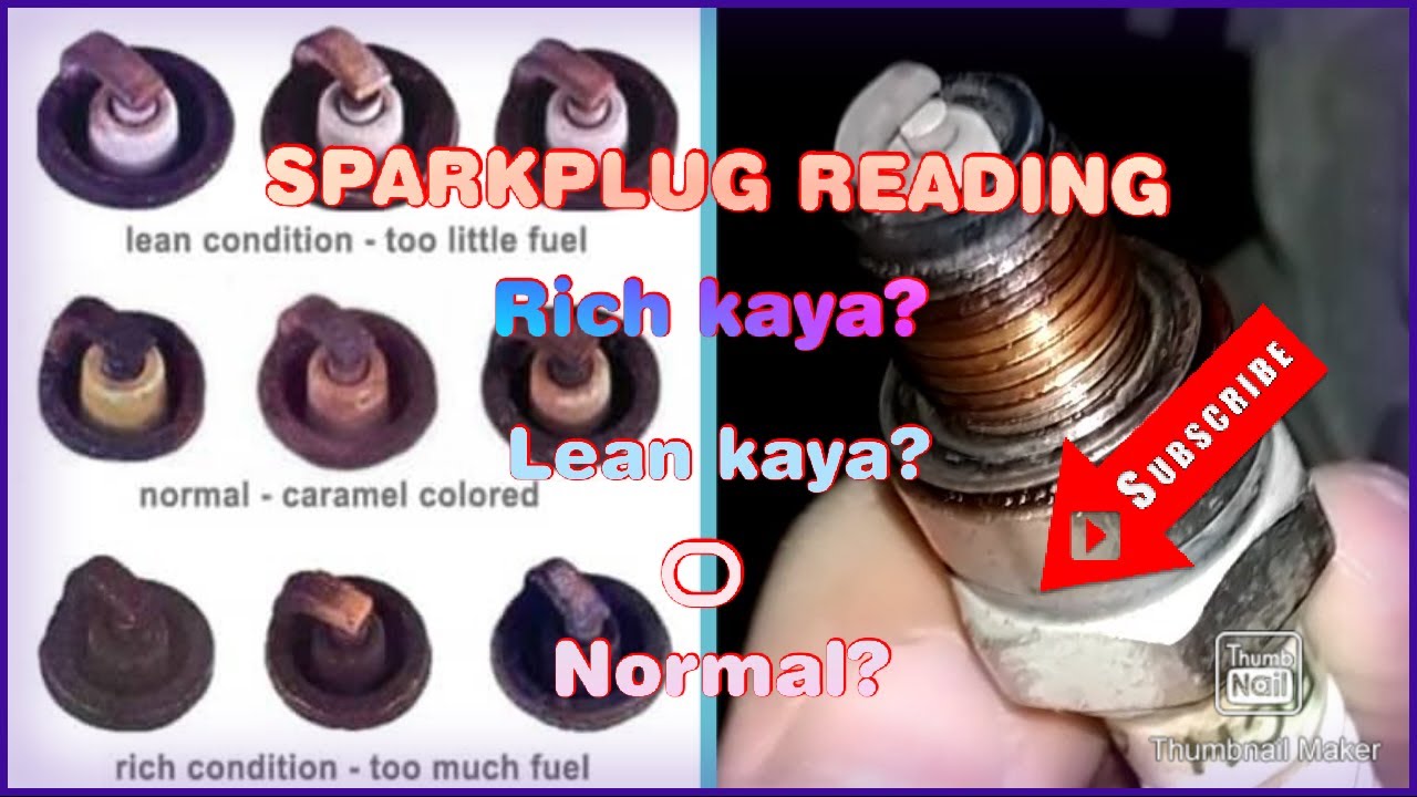 Checking Motorcycle Sparkplug || Rich mixture Lean mixture o Normal mixture?  - YouTube