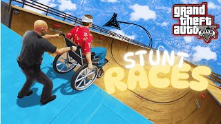 🔴 GTA 5 STUNT LIVE INDIA | LIVE STREAM | GABRU SNIPER | STUNT RACE | INDIA | 🔴