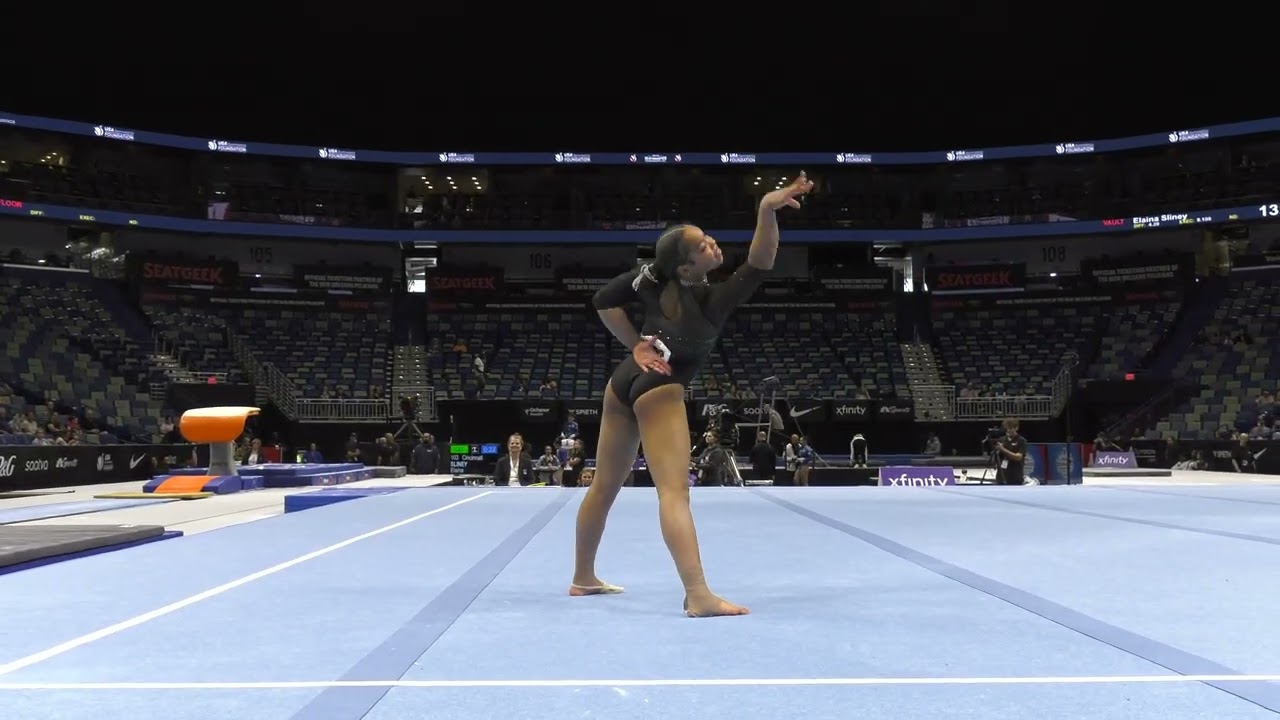 Trinity Wood | Floor Exercise | 2025 Xfinity U.S. Championships | Junior Women Day 2