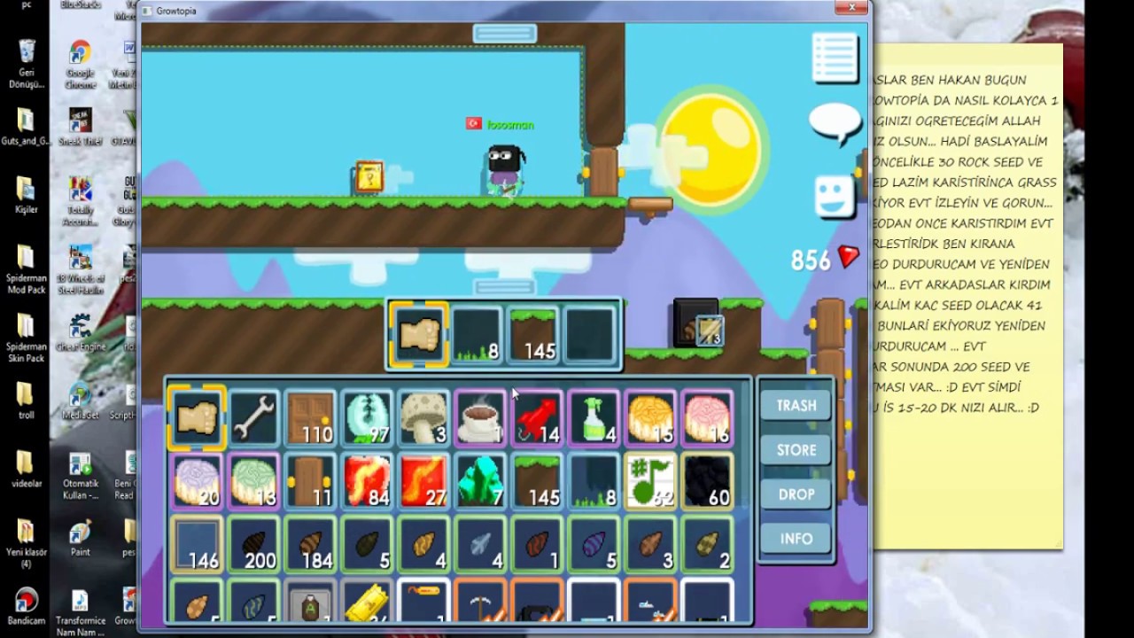 GROWTOPİA (GRASS SEED)İLE WL KASMA