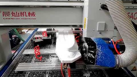 4 axis cnc router machine make foam boat mould