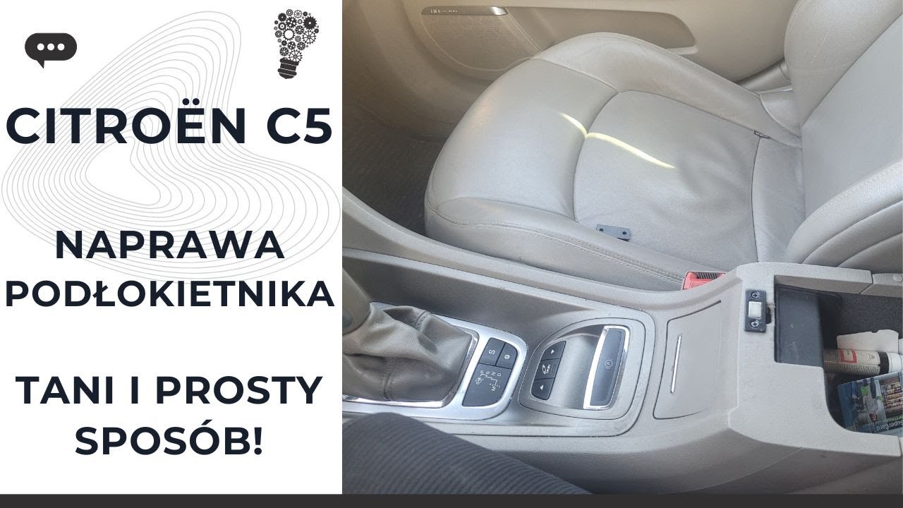 Posłuchaj Nagrania I Zakreśl Właściwe Słowo Citroën C5 , Peugeot Naprawa Podłokietnika Tani i prosty sposób! - YouTube
