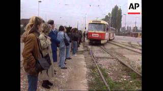 Bosnia - Sarajevo Trams Start Running Again