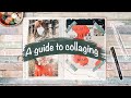 Collage art journal with me #6 | A guide to art journaling | Magazine only | Creative Journaling