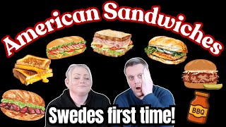 Swedish couple try American sandwiches ((PART 3 ))