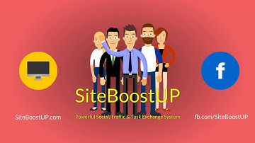 SiteBoostUP.com a Powerful Social, Traffic & Task Exchange System