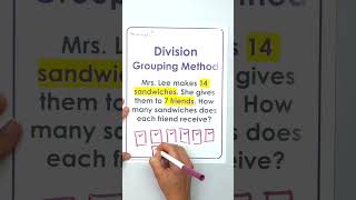 Singapore Math Mini Tutorial - Division By Grouping Word Problem #mathiseasy