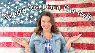 I FINISHED “Scrappy Americana Flag” by Lori Holt | Plus A Scrappy Giveaway!