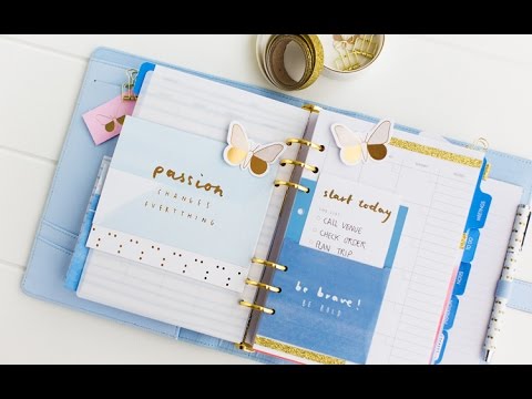 How To Customise Your Kikki K Planner Make It Oh So Pretty Youtube