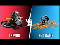 Trevor VS End Game - 2 Giants of the UK LEGO Robot Combat scene