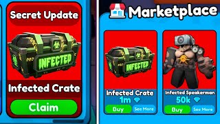 😱SECRET UPDATE🔥 I GOT INFECTED CRATE ! ☠️ I SOLD NFECTED CRATE FOR *1M* GEMS 💎