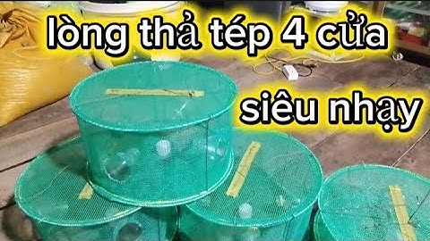 Lòng đánh tép mẫu mới siêu nhạy tiện lợi để sử dụng có thể gấp gọn siêu bên 