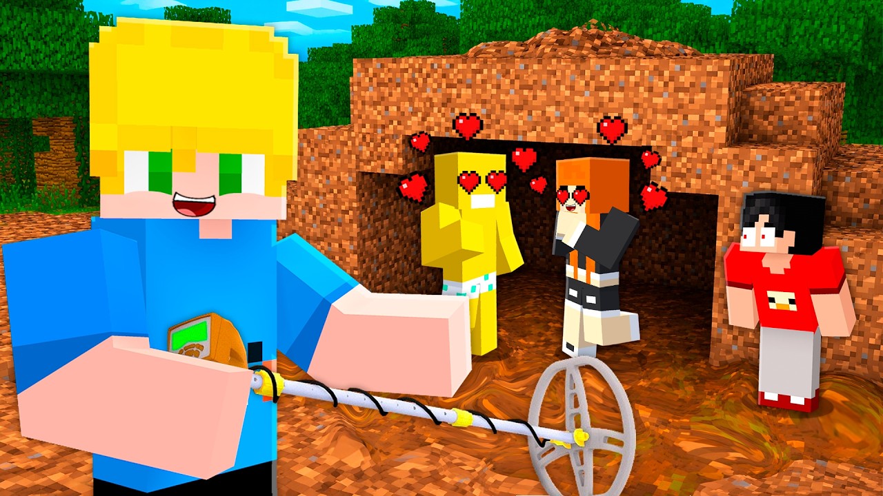 Encontramos um AMIGO APAIXONADO no Minecraft!