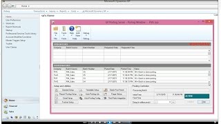 Microsoft Dynamics Gp Automatic Batch Posting In Apps Coded With Econnect Or Integration Manager