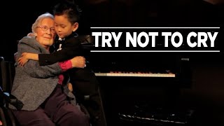 5 Year-Old Piano Prodigy meets 101-year-old fan