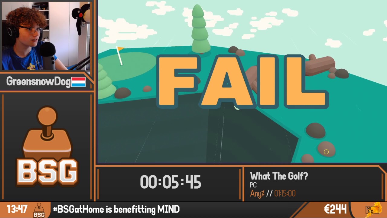 What The Golf? | Any% by GreensnowDog | BSG @home 2020