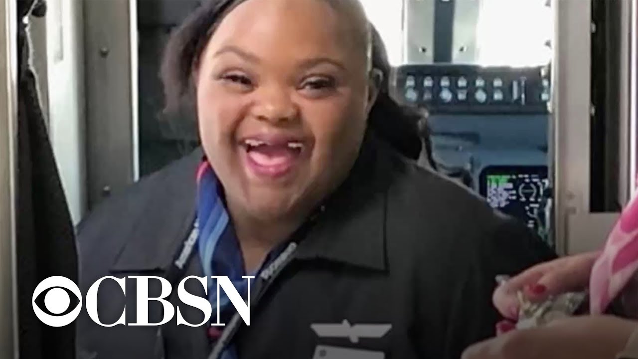 Terminally Ill Girl With Down Syndrome Becomes Flight Attendant Youtube