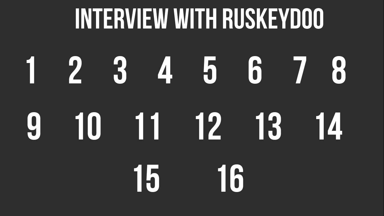 Interview with Ruskeydoo!