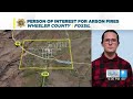 Person of interest arrested after arsons in Fossil; new fires sparked Thursday