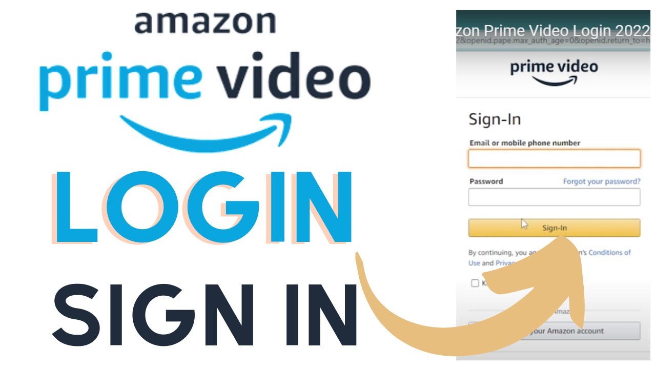 How To Login Prime Video Account Amazon Prime Video Login 2022 Sign 