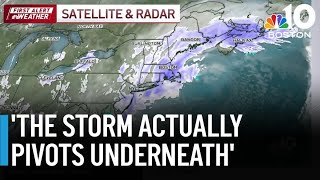 As blizzard moves out from Boston, why the snow stuck around so much