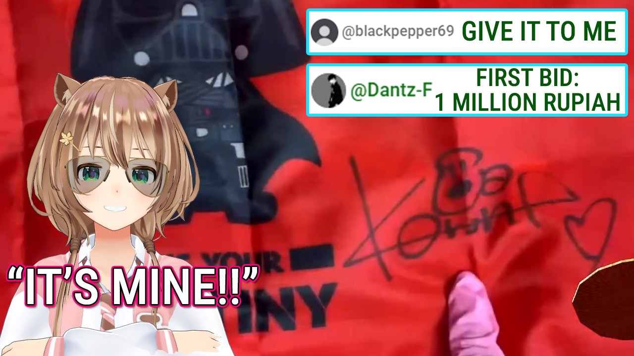Risu's Priceless Collectible Darth Vader Tote Bag 👍 | Ayunda Risu | hololive Indonesia
