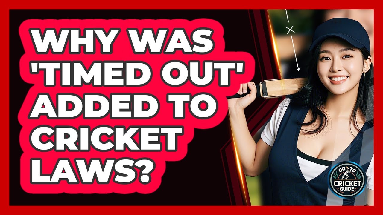 Why Was 'timed Out' Added To Cricket Laws? - Go-To Cricket Guide