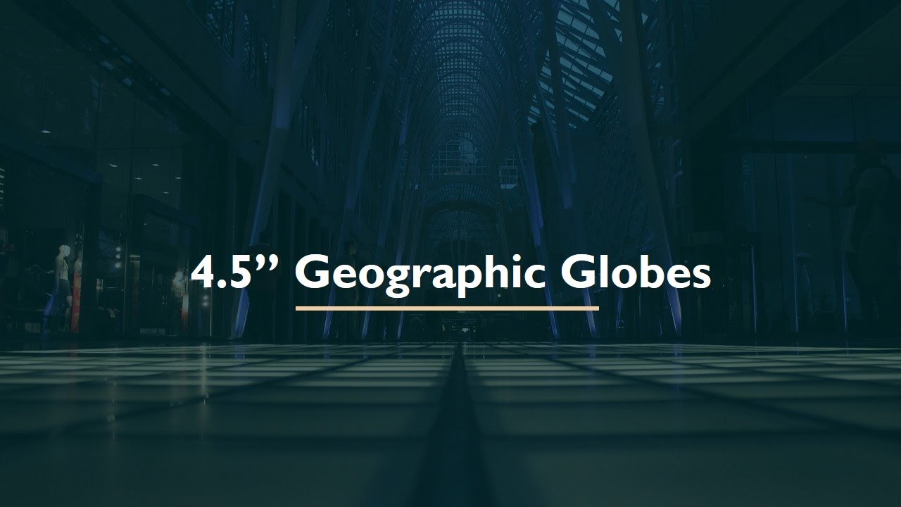 Top 5 4.5” Geographic Globes You Can Access Online