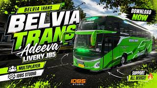 Livery Bus - BELVIA TRANS  'ADEEVA'  [JB5] | Livery Game Bus IDBS Studio screenshot 1
