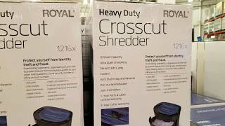 Costco! Royal Heavy Duty Cross Cut Shredder! $49!!!