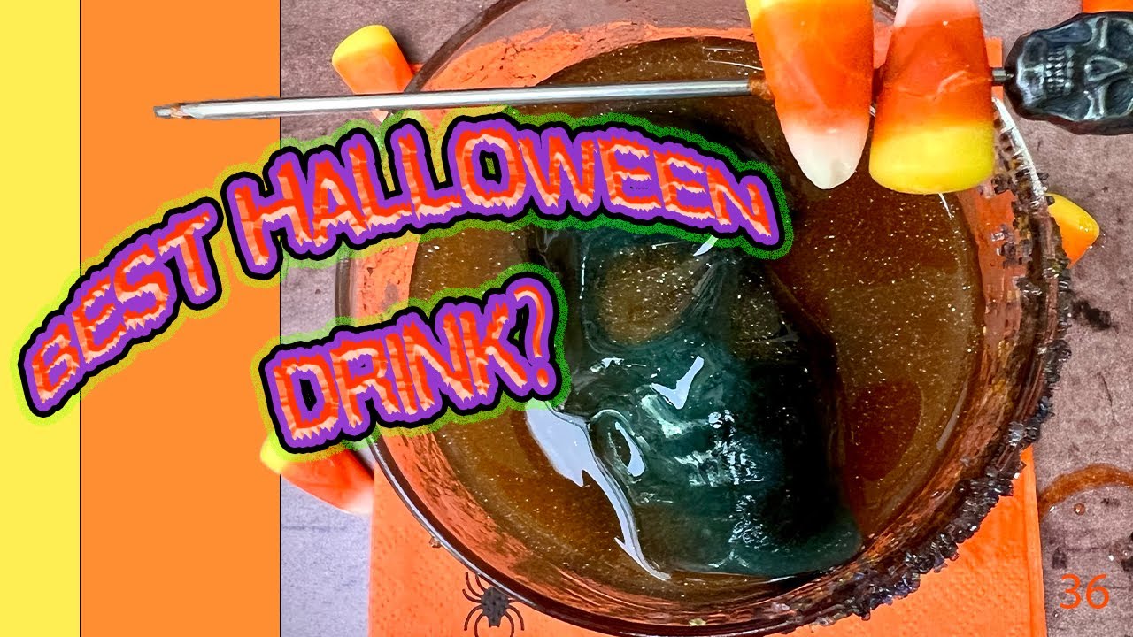 👻 Best Halloween Cocktail 2022: Candy Corn Old-Fashioned!