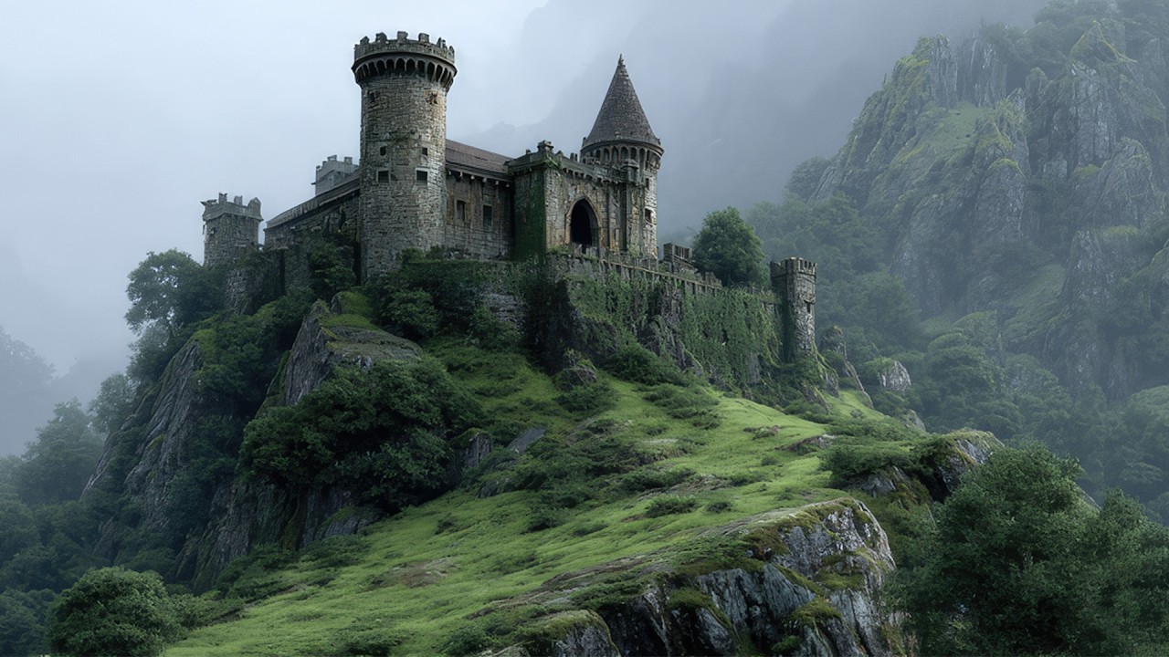 Lonely Celtic Mountain Castle | Atmospheric Medieval Music for Study & Peace