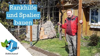 Spalier und Rankhilfe selber bauen – so einfach funktioniert es