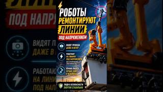 ⚡ Роботы ремонтируют ЛЭП под напряжением без отключения света