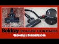 Beldray Roller Cordless Vacuum Cleaner Unboxing & Demonstration