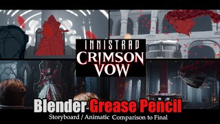 Innistrad: Crimson Vow Cinematic Trailer – Magic: The Gathering - Storyboard Comparison - BLENDER GP