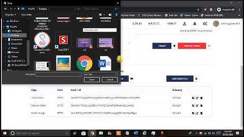 How to upload videos to sycamore using Dtube