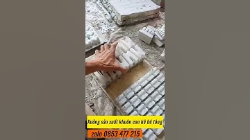 Cách tháo khuôn con kê bê tông