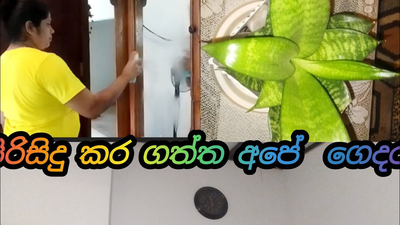 🥰Nilu My Chanal 🥰සති දෙකකට පස්සේ පිරිසිදු කරගත්ත  අපේ ගෙදර🥰🥰