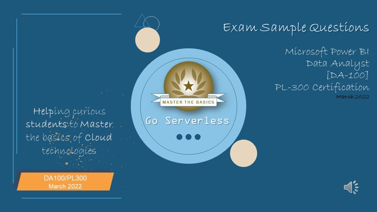 Microsoft Power BI Data Analyst [DA-100 / PL-300] - Exam Sample  Questions - Part 6