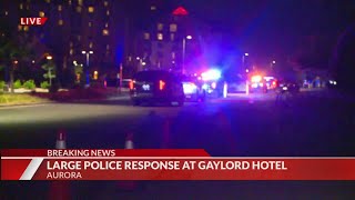 1 In Custody No Shots Fired Police Respond To Gaylord Rockies Resort Center Wednesday