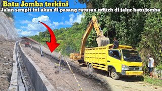 Batu Jomba Terkini‼️Jalan sempit ini akan di pasang uditch di jalur batu jomba
