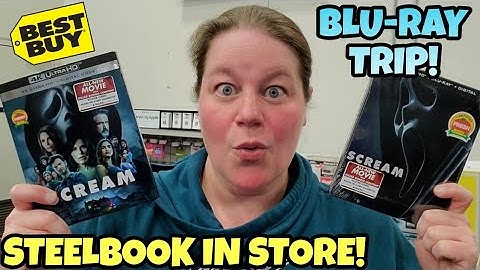 SCREAM STEELBOOK BLU-RAY HUNTING AT BEST BUY!!!! Tons of 4K Deals with Slipcovers!?! | Blu-ray Trip!
