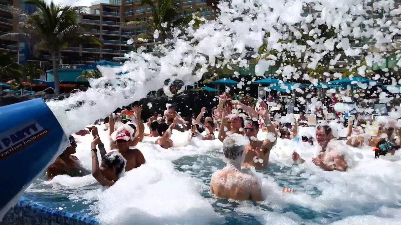 Foam Party En Hard Rock Hotel Cancun You